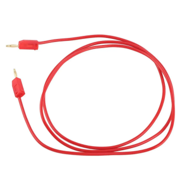 2mm Korumalı Banana Kablo 50cm Kırmızı