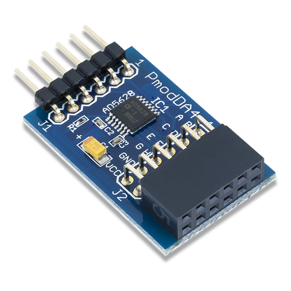 Pmod DA4 AD5628 DAC Dönüştürücü Kartı