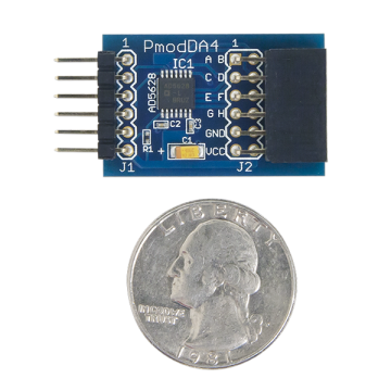 Pmod DA4 AD5628 DAC Dönüştürücü Kartı