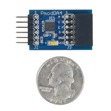 Pmod DA4 AD5628 DAC Dönüştürücü Kartı