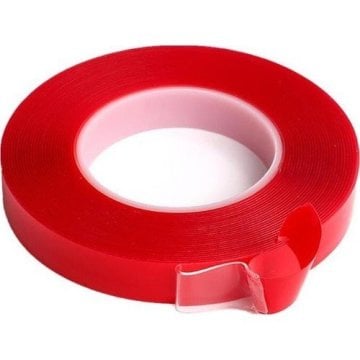 Çift Taraflı Akrilik Şeffaf Silikon Bant 18MM x 2MT