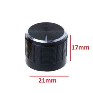 6mm Alüminyum Pot Başlığı 21x17