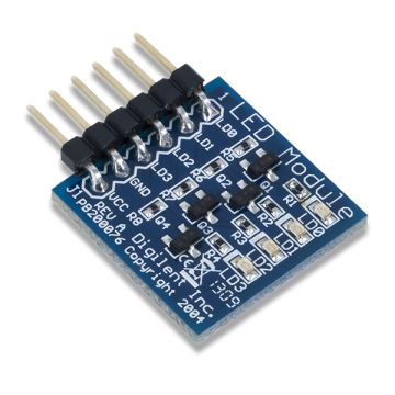 Pmod LED Yüksek Parlaklıklı LED Kartı