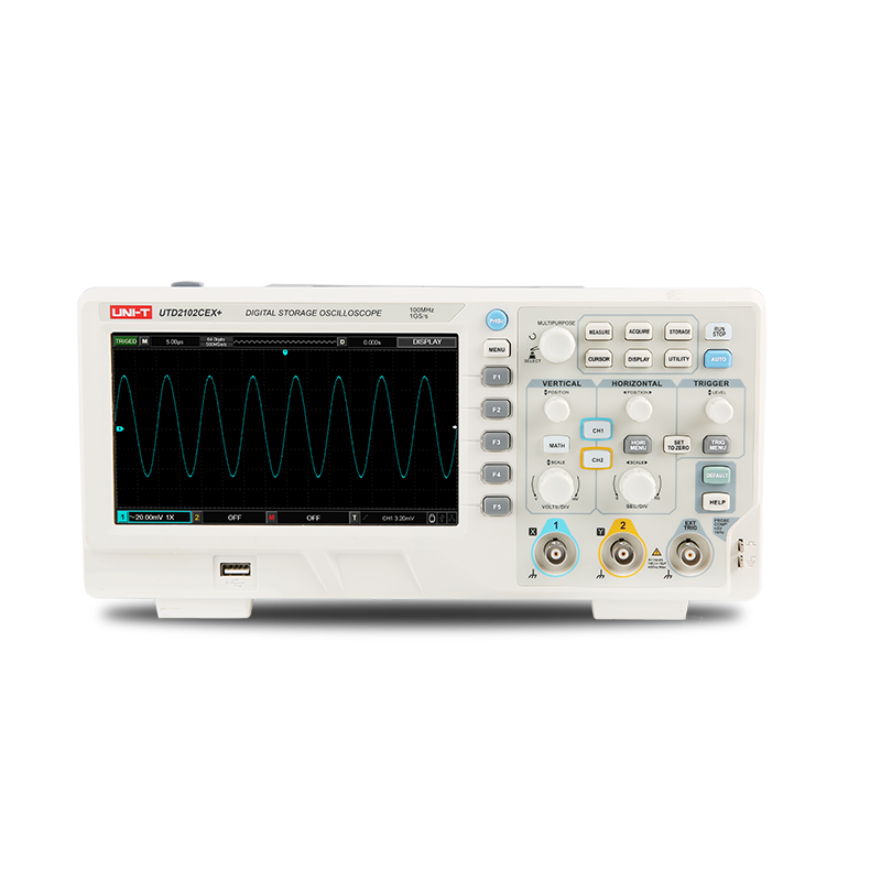 Unit UTD2102CEX+ 100Mhz Dijital Osiloskop