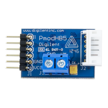 PMOD HB5: H-bridge Driver with Feedbacks Inputs
