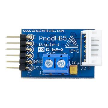PMOD HB5: H-bridge Driver with Feedbacks Inputs