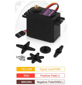 MG996R Tower Pro Yüksek Torklu Servo Motor – 360 Derece