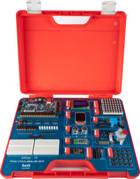 ddApp-10 Sayısal Tasarım ve FPGA Uygulamaları Eğitim Seti