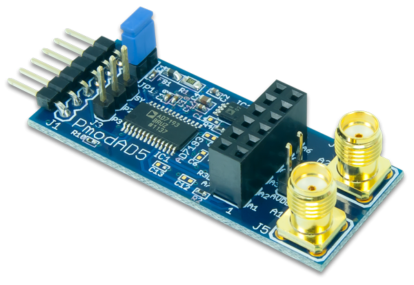 Pmod AD5 - AD7193 4 kanal 24-bit ADC
