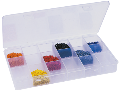 HİPAŞ 606 18 Bölmeli Kapaklı Organizer Kutu