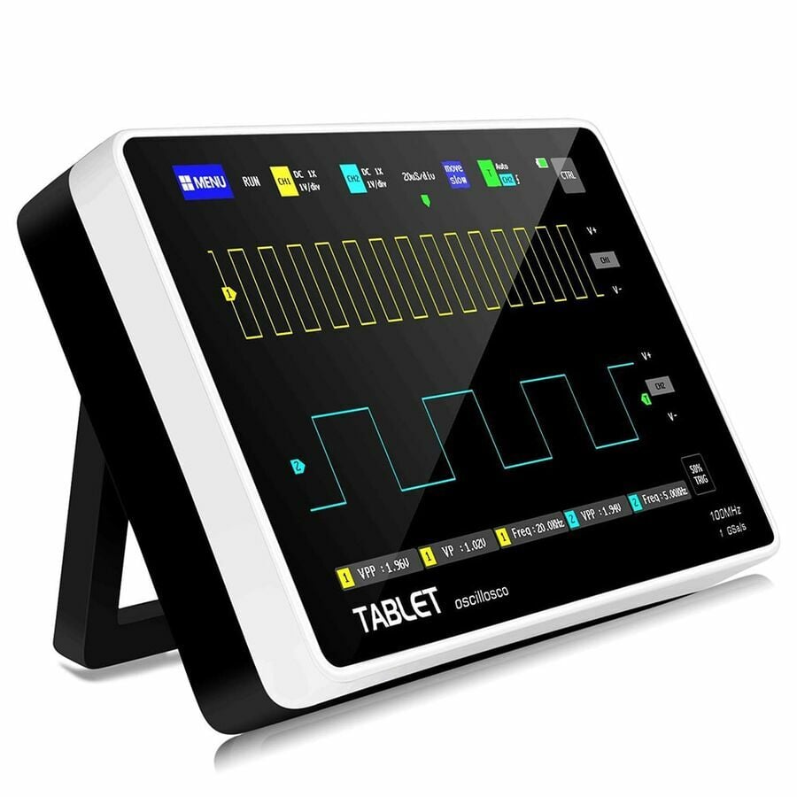 FNIRSI ADS1013D 2 Kanal 100MHz 1GSa/s Dijital Dokunmatik Tablet Osiloskop