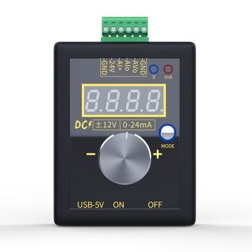 FNIRSI SG-002 0-10V Ayarlanabilir Akım Gerilimi Simülatörü ve Sinyal Jeneratörü