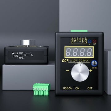 FNIRSI SG-002 0-10V Ayarlanabilir Akım Gerilimi Simülatörü ve Sinyal Jeneratörü