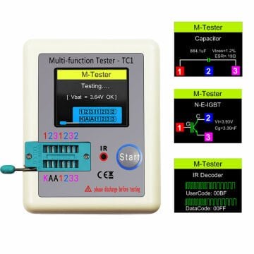 LCR-TC1 Çok Fonksiyonlu Elektronik Komponent Test Cihazı