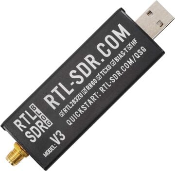 RTL-SDR Blog V3 RTL2832U Yazılım Tanımlı Radyo + Anten Seti