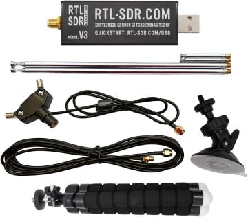 RTL-SDR Blog V3 RTL2832U Yazılım Tanımlı Radyo + Anten Seti