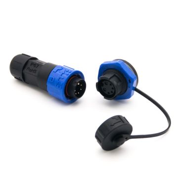 JNICON M16 Su Geçirmez 6 Pin (2+4) Konnektör Takımı