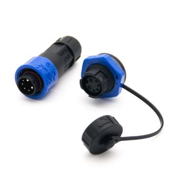 JNICON M16 Su Geçirmez 6 Pin (2+4) Konnektör Takımı