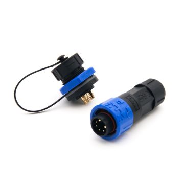 JNICON M16 Su Geçirmez 6 Pin (2+4) Konnektör Takımı