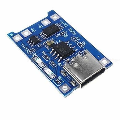 TP4056 3,7V Şarj Devresi Type C - Korumalı Mod