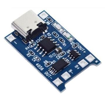 TP4056 3,7V Şarj Devresi Type C - Korumalı Mod