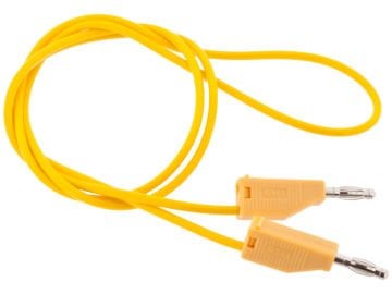 2mm Korumalı Banana Kablo 50cm Sarı