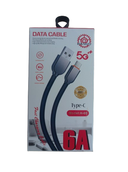 USB Type-C Kablo 6A Şarj ve Data Kablosu