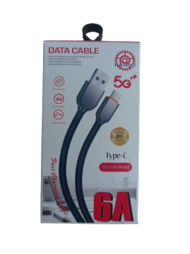 USB Type-C Kablo 6A Şarj ve Data Kablosu