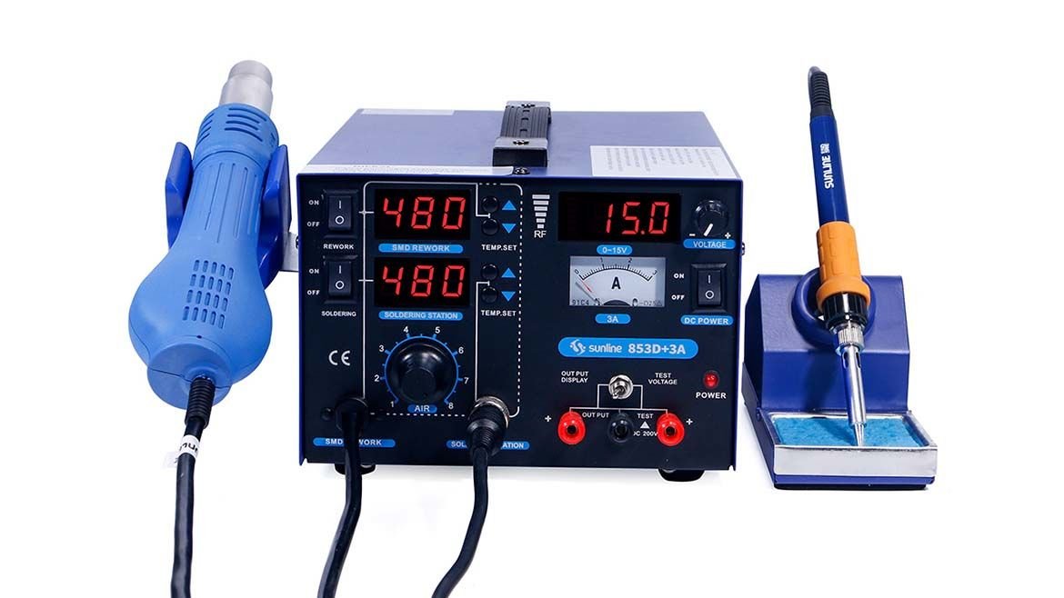 Sunline 853D 3A Havya İstasyonu ve Güç Kaynağı